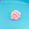 Ramo de rosas de lana tejido a mano flor artificial simulación rosa terminado regalo de rosa para el Día de San Valentín transfronterizo