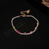 Pulseira Borboleta Flor Zircônia Super Brilhante Estilo Coreano, Sensação de Luxo Leve e Alto Padrão, Moda de Nicho, Acessório de Mão Versátil para Mulheres
