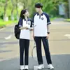 Uniformes Escolares para Estudiantes de Secundaria 2026 Fotos Reales en Stock Camisas de Manga Corta de Verano para Estudiantes de Secundaria y Preparatoria Uniformes Escolares para Reuniones Deportivas