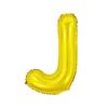 Balão de alumínio letra 16 polegadas balão letra 16 polegadas 18 polegadas 40 polegadas balão de folha de alumínio dourado prata decoração de aniversário