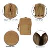 Riñonera Táctica para Teléfono Móvil para Deportes al Aire Libre, Bolsa para Accesorios Tácticos, Bolsa para Accesorios Molle, Kit de Primeros Auxilios Multifuncional EDC Camuflaje Militar 1000D