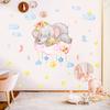 Amazon Comercio Exterior Caliente Venta Elefante Nubes Estrellas Pegatinas de Pared Autoadhesivas ins Decorativas PVC Niños Dibujos Animados Graffiti Pegatina