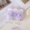 Pinza para el pelo con lazo de malla para niñas pequeñas, pasador de mariposa con lentejuelas, pinza lateral de flecos con cuentas para niños, accesorio para el pelo a juego para bebés