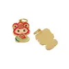 2025 Benmingnian Zodiaco Serpiente Accesorios Arena Antigua Oro Dibujos Animados Adorable Serpiente Fu Serpiente de Amor Conejo Colgante DIY Lote