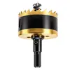 Broca para Taladro de Agujeros para Carpintería Black Diamond para Perforar Agujeros en Madera, Especial para Madera, Aleación de Aluminio de 75 mm, para Pladur, Chapa de Hierro y Focos Empotrados