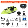 Barco Señuelo Luminoso con Cuatro Compartimentos, Posicionamiento GPS, Retorno Automático, Barco Señuelo con Control Remoto 500m