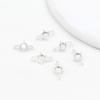 Pulseira colar de ouro 14K banhado a cobre cor de ouro 18K com zircônia redonda, aberto, com duas voltas, acessórios para brincos DIY D44