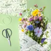 Papel de Copia de Hortensia Blanca Wx226 17g Papel de Envoltura a Prueba de Humedad para Dulces de Regalo Papel de Rosa Blanca Pera de Nieve
