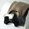 Sudadera con Hombros Caídos para Hombre Pulóver Corte Holgado Oversize Otoño e Invierno Manga Larga Camiseta Básica Casual Versátil Simple Ropa Interior