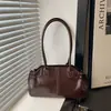 Estilo Coreano Retro Cuero Encerado al Aceite 2026 Nuevo Informal Moda Bolso Tote de Hombro/Axila de Gran Capacidad para Mujer