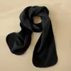 Cachecol de fleece polar dupla face à prova de vento para pais e filhos, cachecol quente masculino e feminino, cachecol infantil, outono e inverno