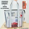 Traga para a sala de exame ~ Bolsa especial de exame de malha transparente para vestibular bolsa de material escolar portátil de grande capacidade