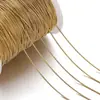 Venta Caliente Transfronteriza 0.9/1.2/1.5/2mm Acero Inoxidable Dorado Horno Cadena de Serpiente Redonda Materiales para Cadena de Collar DIY