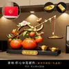 Adornos de Caqui para Sala de Estar, Decoraciones de Lujo de Gama Alta para Entrada y Mueble de TV, Regalos de Inauguración