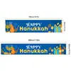 Amazon Transfronteiriço Novo Candelabro Hanukkah Judaico Banner Decoração de Jardim Suprimentos para Festa Tecido de Fundo