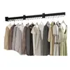Perchero Invisible para Balcón sin Taladro, Barra de Ropa Invisible para Montar en Pared del Hogar, Tendedero Plegable para Exteriores