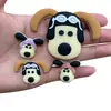 Set de 12 Piezas de Dijes para Zapatos de la Serie Perros Voladores de Dibujos Animados, Lindos Accesorios Decorativos DIY para Sandalias y Pantuflas, Venta al por Mayor
