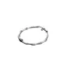Pulsera de Bambú de Acero Titanio para Hombre Pulsera de Diseño Nicho de Sentido de Alta Gama Pulsera de Altura para Estudiantes Pulsera para Parejas Accesorios