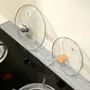Alfombrilla de Almacenamiento para Tapa de Olla de Espacio Estrecho para Cocina del Hogar, Alfombrilla Multifuncional para Colocar en la Encimera, Alfombrilla Antideslizante con Drenaje de Agua para Almacenamiento de Espátulas en la Estufa