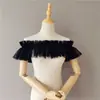 Vestido de Novia Cubriendo Brazos, Vestido de Tubo para Novia, Velo de un Hombro Cubriendo Brazos, Mangas de Encaje, Accesorios Desmontables