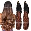 Cabelo Francês Sedoso, Crina Espanhola, Cacheado em Espiral, Ondulado Solto, 22 Polegadas