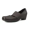 Zapatos Mary Jane de Piel de Oveja de Primera Capa para Mujer, Zapatos de Ballet, Nuevo Estilo Primavera y Verano, Punta Cuadrada, Boca Baja, Zapatos de Tacón Medio, Zapatos de Mujer de Moda