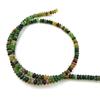 Nova pedra natural 2 * 4mm ábaco contas frisado contas soltas feitas à mão diy pulseira colar brincos joias acessórios atacado
