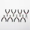 Fabricantes de alicates de bico fino de 4,5 polegadas alicates elétricos multifuncionais alicates de bico fino de grau industrial vermelho e preto fornecimento no local