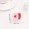 Pinzas para el Cabello de Navidad Estilo Ins Dibujo Animado Hombre de Jengibre Árbol de Navidad Copo de Nieve Pinza de Tiburón Ambiente Festivo Accesorios para el Cabello Venta al por Mayor