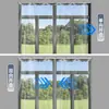 Venta Directa de Fábrica Cortina de Puerta Plegable, Cortina de Puerta Plegable Transparente de PVC sin Riel, Riel Deslizante de Aleación de Aluminio, Cortina Específica para Tienda