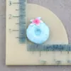 DIY Resina Fosca Abacaxi Donut Cola Creme Capa de Celular Acessórios Caixa de Armazenamento Copo de Enxaguante Bucal Adesivos Atacado