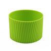 Cubierta de Taza Aislante Antideslizante de Silicona Pura Cuadrada y Redonda de 7/7.5cm Cubierta de Taza Recta Taza de Vidrio Taza Aislante Anti-Escaldaduras