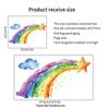 Pegatinas de Pared de Comercio Exterior de Amazon Transfronterizas Pegatinas Luminosas de Meteoro Arcoíris para Interruptores Decoración de Sala de Estar Dormitorio Habitación