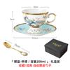 Conjunto de café de porcelana de osso de alta qualidade xícara e pires prato de lanche de leite pote de açúcar bandeja de panela de cerâmica peças soltas de cerâmica tarde flor de chá conjunto