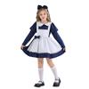 Ropa Infantil Europea y Americana 2026 Disfraz Azul de Sirvienta Alice Vestido de Princesa Estilo Pastoral para Niñas Vestido de Granja Disfraz de Actuación