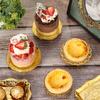 Mini Bandeja de Plástico Criativa Pote de Sobremesa Dim Sum Doce Festa Criativo Dito Ferrero Caixa Decorativa