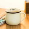 Taza de cerámica creativa retro de fábrica, taza grande para desayuno, taza de café con leche, taza con logotipo imprimible, lista de regalos