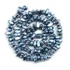 Directo de fábrica 4-8 piedra negra con cuentas moldeadas chapadas en mineral negro cuentas sueltas accesorios para pulsera collar DIY venta al por mayor de cuentas