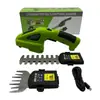 Podadora de setos eléctrica, Tijeras de podar recargables de doble propósito, Podadora de setos con batería de litio, Podadora de mano para jardín