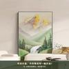 Pintura de Piso Viento Silencioso Textura de Regreso al Pico del Castillo Pintura Decorativa Abstracta Paisaje Avanzado Paisaje Pintura de Porche