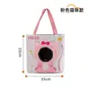 Bolsa de gato portátil para viagem, bolsa transversal de lona com abertura superior para animais de estimação pequenos, bolsa para cachorro respirável de grande capacidade, em estoque para atacado