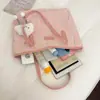 Bolso de hombro transfronterizo, bolso de mano bordado, diseño lindo de nube, gran capacidad, bolso popular para mujer, bolso tote ligero, bolso de axila