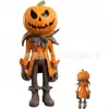 Figura de Hombre Calabaza Nuevo Producto Transfronterizo Estatua Pequeña de Hombre Calabaza de Halloween Adorno Artesanal de Resina