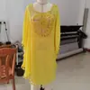 Nuevo bikini sexy transfronterizo de hombros descubiertos con huecos, holgado, talla grande, con borlas, estilo ins, top de blusa para playa al aire libre