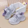 Zapatos para Niñas 2026 Primavera/Otoño Estilo Nuevo para Niños Medianos y Mayores Malla Transpirable Zapatos Estilo Papá para Niños Zapatos Deportivos para Correr para Niños
