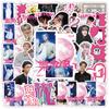 50 Adesivos Straykids Grupo Masculino Coreano Celebridade Bonita Decoração para Capa de Celular Adesivos Periféricos Atacado