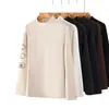 Colección de invierno transfronteriza: Camisas base de manga larga para hombre, engrosadas, cálidas y cómodas, disponibles en varios colores clásicos; camisetas para hombre y camisetas interiores