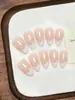 Uñas de Color Sólido Estilo Francés Forma de Almendra Transfronterizas, Simples y Aclarantes, Arte de Uñas Estilo Ins de Comercio Exterior, Puntas de Uñas, Uñas Postizas