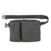 Bolsa de Cintura Grande para Trabajo al Aire Libre Tela Oxford Bolsa de Cintura Integral para Carpintero Electricista Fontanero Enfermera Bolsa de Herramientas Negra