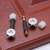Nuevo conector tres en uno de hierro directo de fábrica, herrajes de aleación de zinc para armario de ropa, conector tres en uno